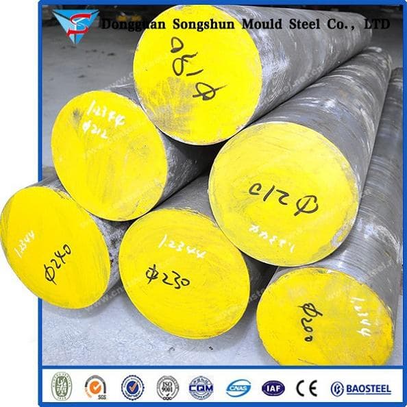 Hot rolled or forged H13 mould steel bar